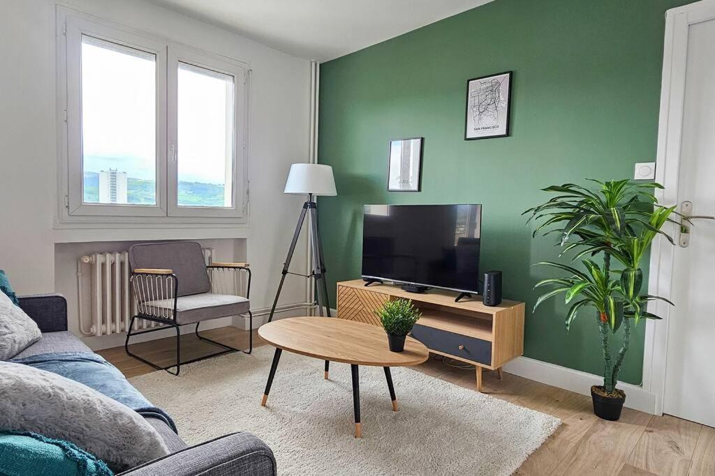 C'Est Chez Maurice! 4 Ch Wifi Balcon Parking Free Apartman Saint-Étienne Kültér fotó